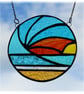 Sunset Waves Suncatcher Stained Glass 020 Handmade Art Gift - Image 2