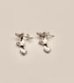 Abstract Recycled Silver Earrings - Image 1