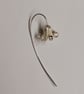 Hyacinth ear rings hand made from Sterling Silver - Image 4