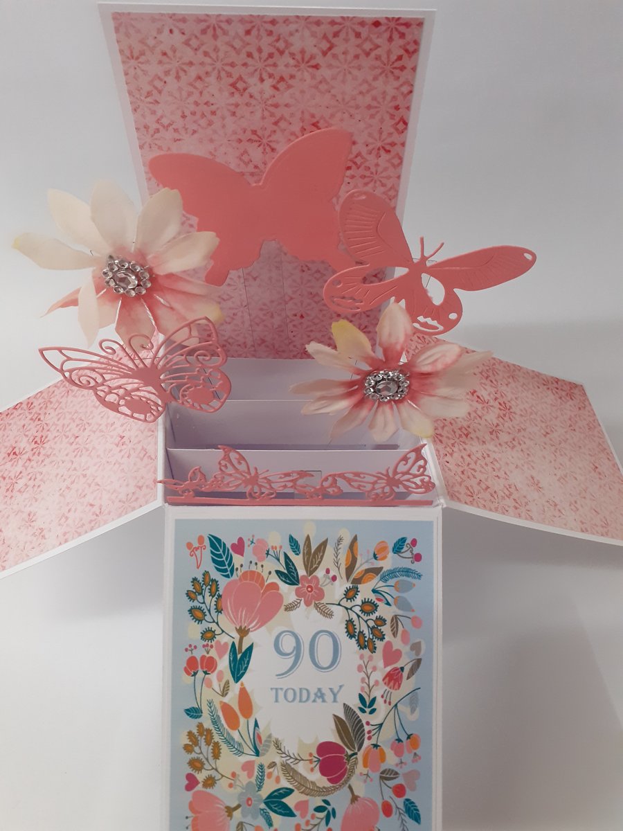 Ladies 90th Birthday Card
