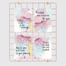 Super Seconds Allow it all to be enough Postcard Set 307