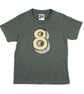 8 birthday shirt, 8th Birthday outfit, 8 year old girl boy Number eight T-Shirt - Image 2