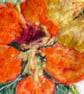 Hand Felted Nasturtium Textile Artwork  - Image 7