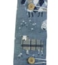 interchangeable and double pointed needle case with blue sheep, knitting needle  - Image 2