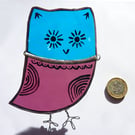 Owl Suncatcher - Stained Glass Owl