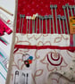 Knitting needle roll with needles and accessories - Image 2