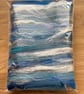 Art Batt for Spinning and Felting, Colour: 'Oceans Blue' - Image 10