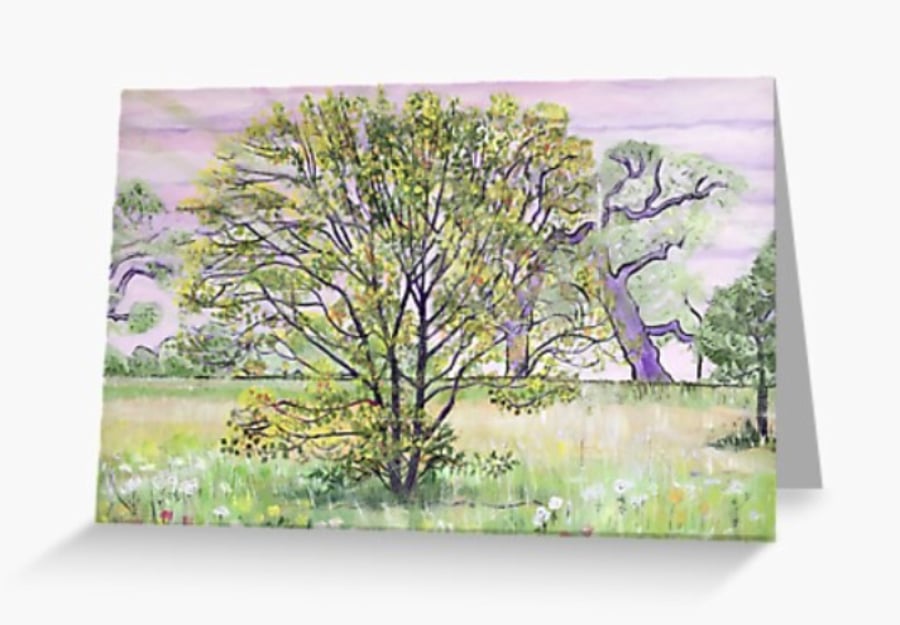 Greeting Card Based On The Original Painting By Sally Anne Wake Jones