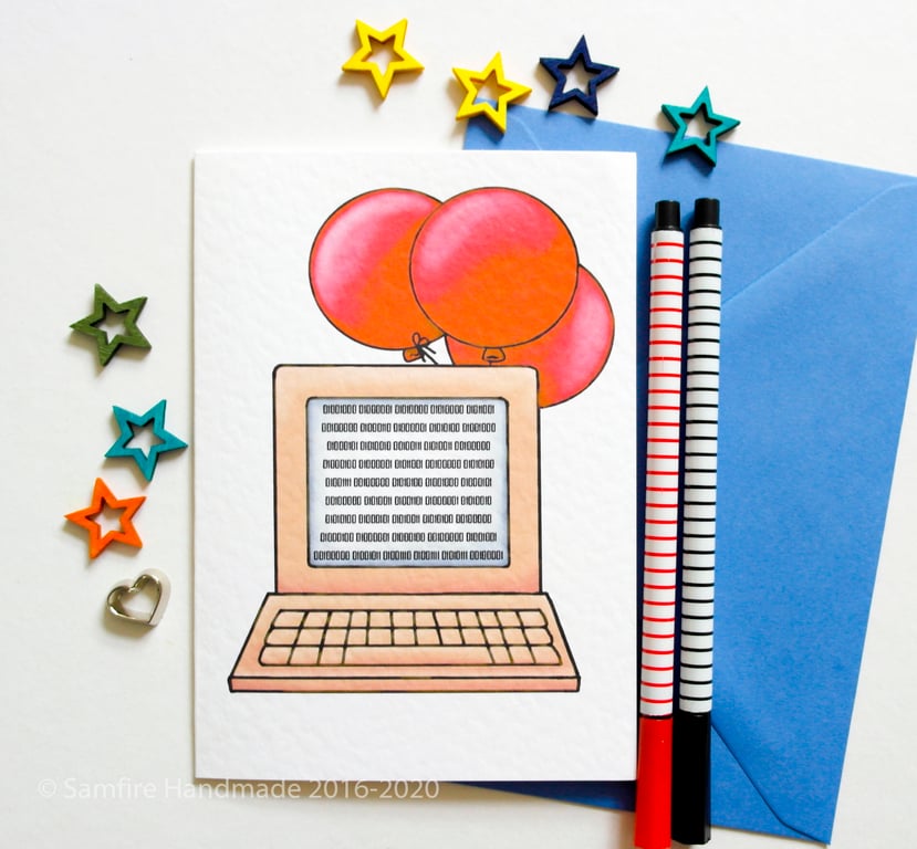 Farther's Day to the Smartest Dad I know Binary Funny Fathers Day Card