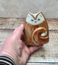 Handmade ginger cat small vase - Image 5