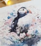 Wooden Trinket Keepsake Box Puffin - Image 6