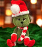 Handmade crochet Amigurumi soft plushie Grinch toy