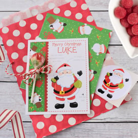 Personalised Christmas Lollipop Note