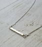 Horizontal bar necklace - Image 1