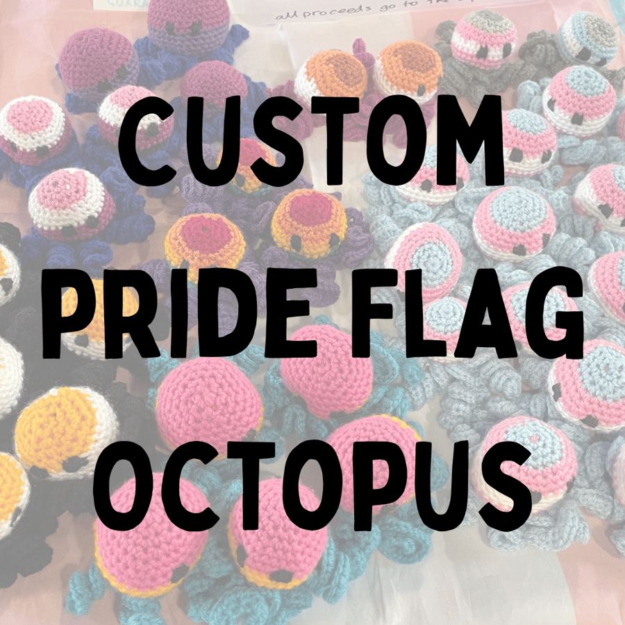 Crochet CUSTOM Flag Octopus