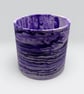  Extra Large Purple Marbled Plant Pot - Violet and Lilac Unique Planter - Image 10
