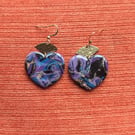 Yzma inspired large heart earrings 