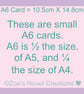 Coffee Birthday Card with inside message A6 size 10.5cm X 14.8cm  - Image 3