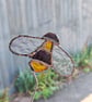 Iridescent Winged Bumblebee Plant Stake