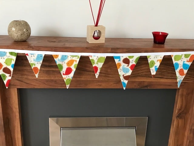 Cream Birds Bunting