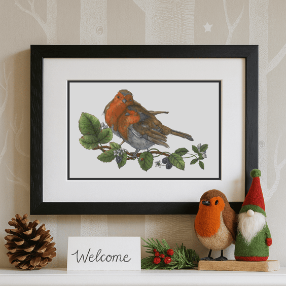 John & Barbara Robin Limited Edition A4 Giclée Print