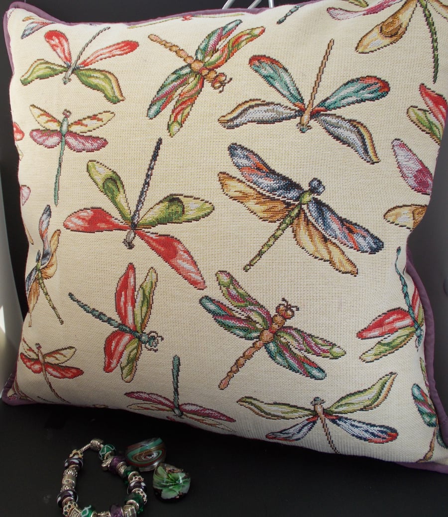 Cushion - Rainbow Dragonflies