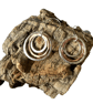 Sterling Silver And Copper Hoop Earrings - Image 1