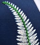 Framed Fern art, Botanical gift, Embroidery Art - Image 4