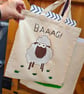 Free hand painted tote bags 
