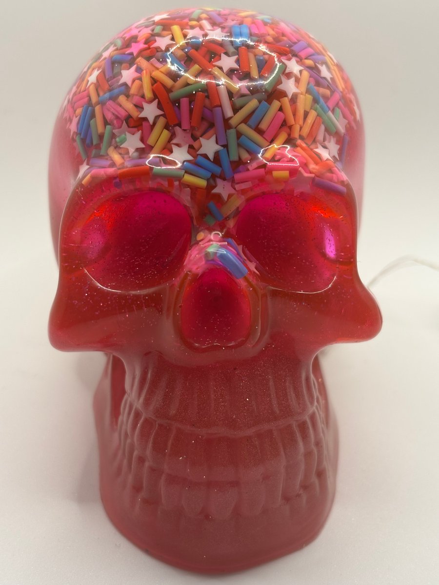 Pink Flashing Skull