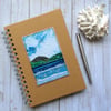 Embroidered seascape notebook 