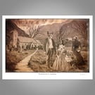 Gatekeepers - Limited Edition Giclée Print - David W. J. Lloyd - Welsh Folklore