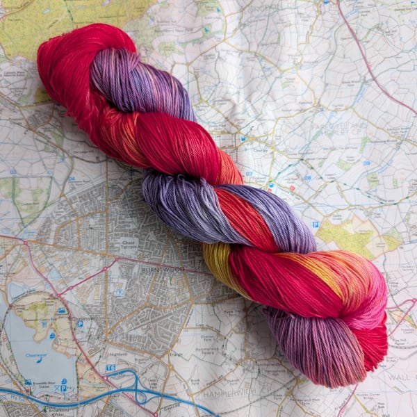 Petals on posies :: pima cotton :: 4 ply :: 100g