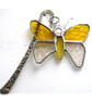 Butterfly Dangler Suncatcher Stained Glass Choose your colour - Image 2