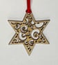Mini wooden star - Image 1