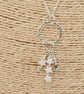 Wish upon a Star - mother of pearl & sterling silver pendant necklace - Image 3