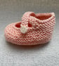 Peach shoes with crossover straps - Image 3