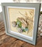 Seaside Curiosities Shadow Box. Coastal Wall Art with Sea Glass and Shells - Image 4