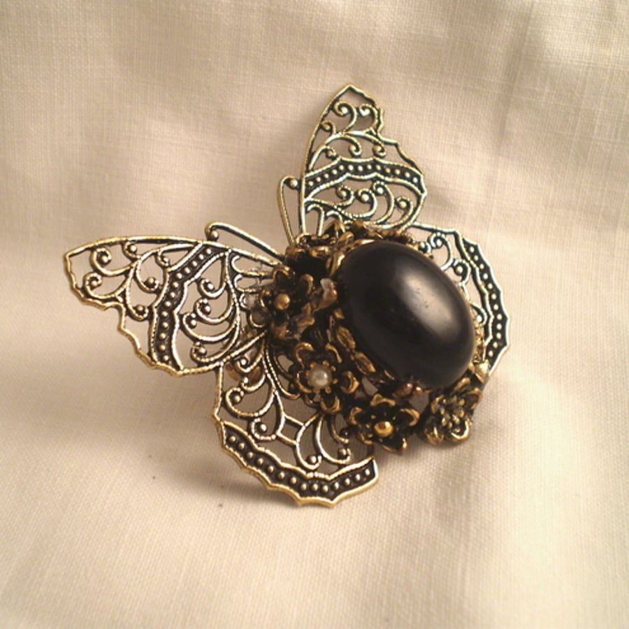 Victorian Beauty Butterfly Brooch 