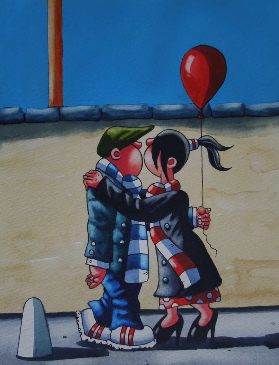 Saturday Romance  10 x 8 "