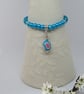 Turquoise Stretch Bracelet - Image 7