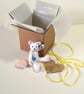 Small bear with a big heart, 5 inch gift boxed collectable hand sewn teddy bear