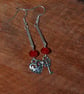 Steampunk Lock and Key earrings  - Image 3
