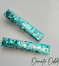 Blue Turquoise Hairclips - Image 2