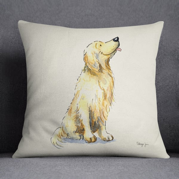 Golden Retriever Cushion