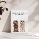 Watercolour inspired dog prints