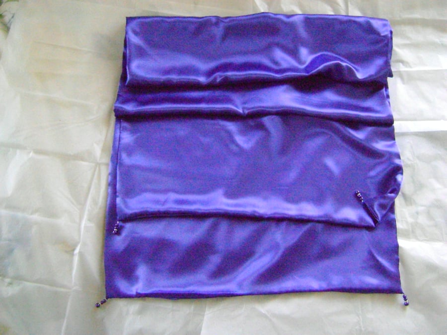Rich Purple Beaded Evening Wrap