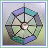 Crystal Octagon Stained Glass Suncatcher