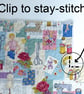 "Sew Retro" Sewing Knitting Project Bag Tote PDF PATTERN - Image 5