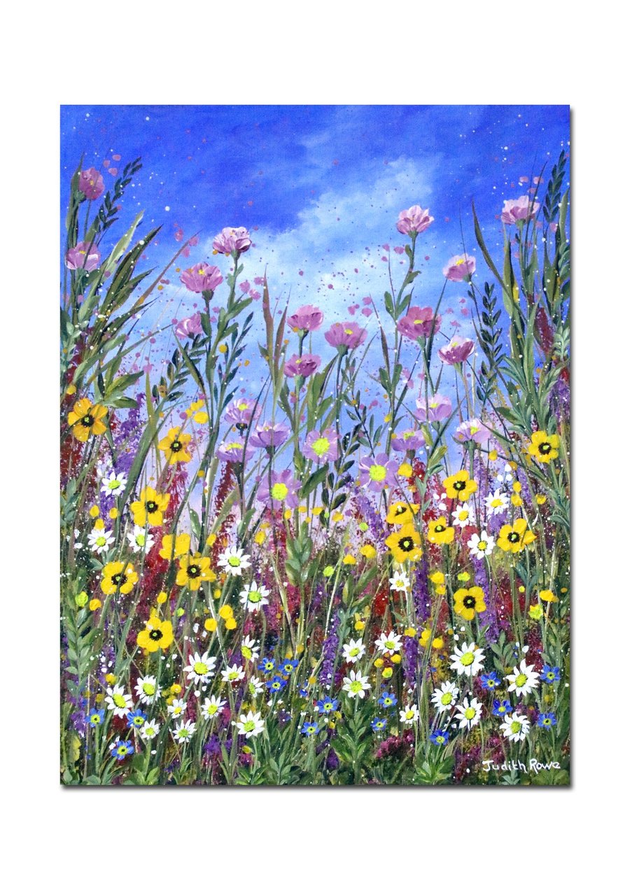 Original Painting "Summer Vibes" 16x12" 